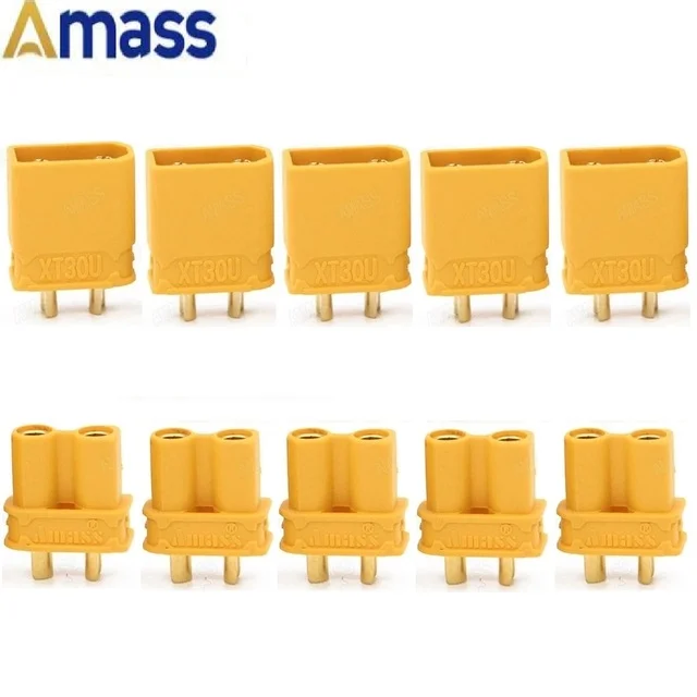 

10 шт./5 пар, штекеры Amass XT30 XT30U