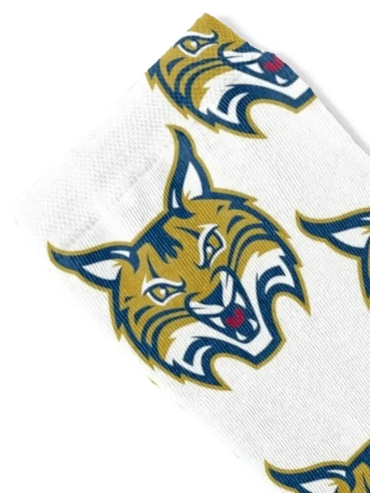 Quinnipiac bobpets носки для спортзала оптовая продажа Мультяшные футбольные мужчин и