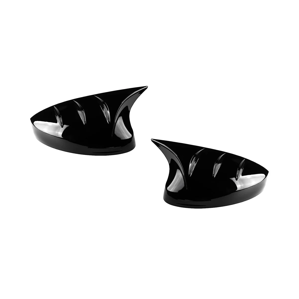 

For Honda Civic 11Th Gen 2022 2023 Rearview Mirror Cover Horns Side Rear View Mirror Caps Trim - ABS Black