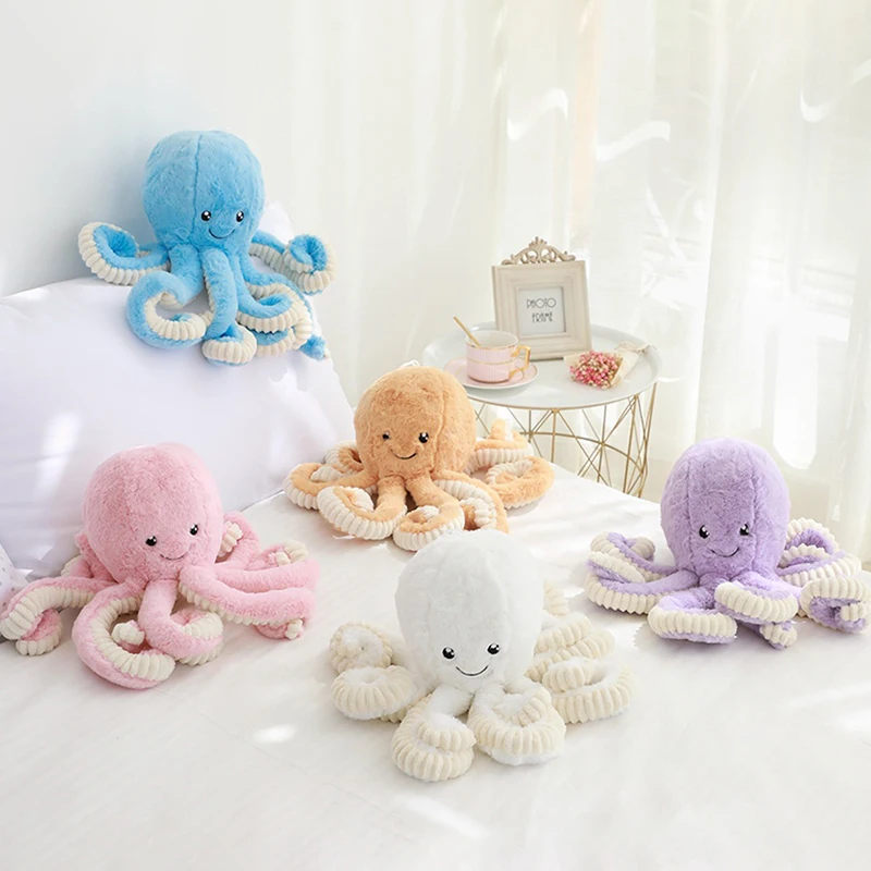 

18-60cm Lovely Simulation Octopus Pendant Plush Stuffed Toy Soft Animal Plushies Doll Cute Plushs Toys for Kids Children Gifts