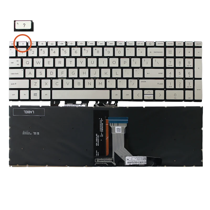 Альтернативная клавиатура для Pavilion 15-EG EH TPN-Q246 Q245 X360 15-ER (art.: 3920d2086a2bb) - 3920d2086a2bb