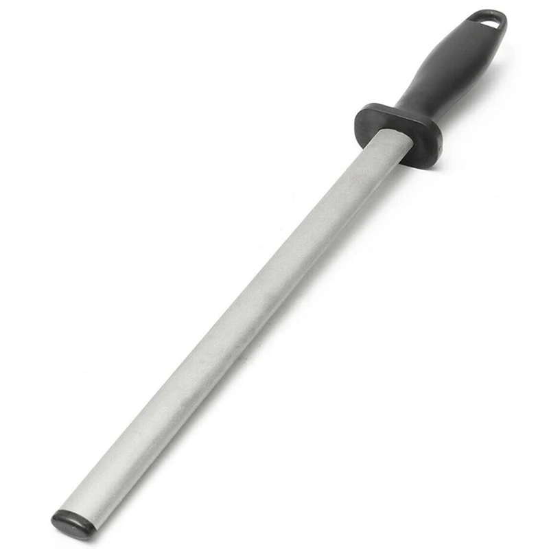

17Inch 600 Kitchen Grit Diamond Knife Sharpener Sharpening Steel Rod Stone
