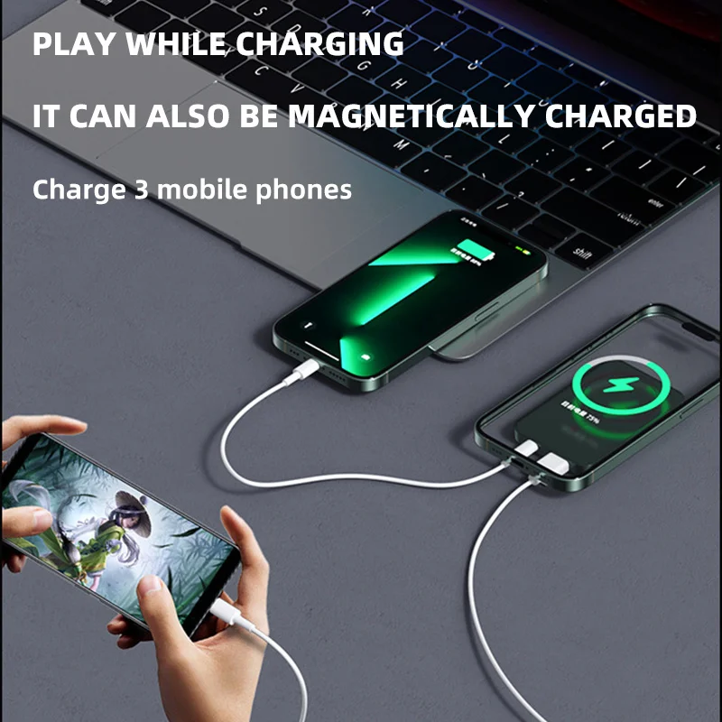 PD 22.5W Wireless Fast Charging External Battery Super Magnetic Power Bank 15W Portable Charge Power bank For iphone 14 Huawei