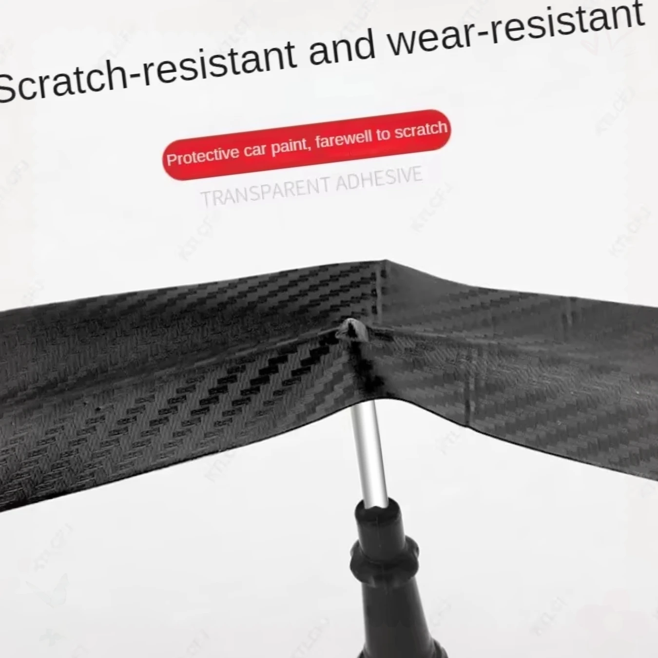 Автомобильная наклейка из углеродного волокна 5D Nano DIY Защитная полоса для порога