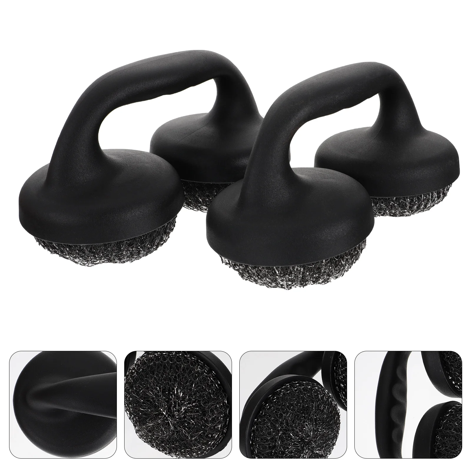 

Brush Cleaning Metal Bbq Sponge Grill Scrubber Tools Cleaner Grate Scrub Utensil Kitchen Pot Scouring Wire Steel Oven Scraper