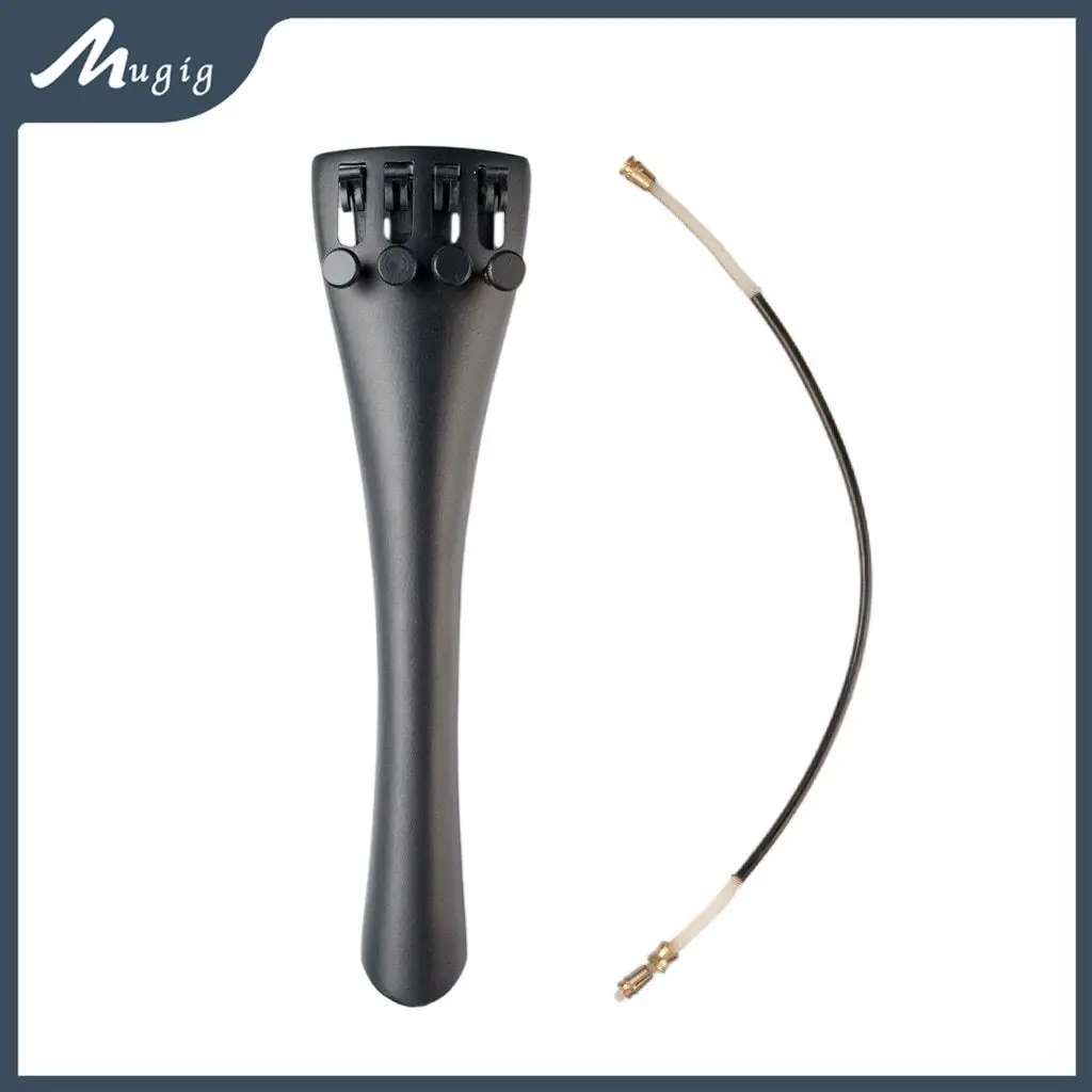 

4/4 3/4 1/2 1/4 1/8 1/10 Size Cello Aluminum Tailpiece Tailgut Tailcord W/4 Fine Tuners For Acoustic & Electric Cello Build DIY