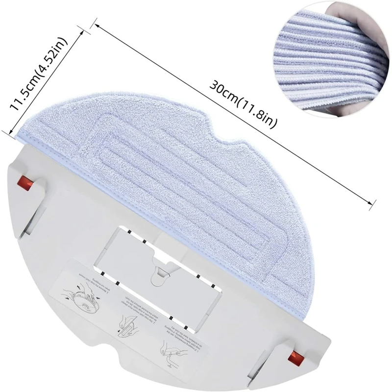 Запчасти для Roborock S8 / Pro G20 Uitra основная боковая щетка фильтры НЕРА Швабра тканевые