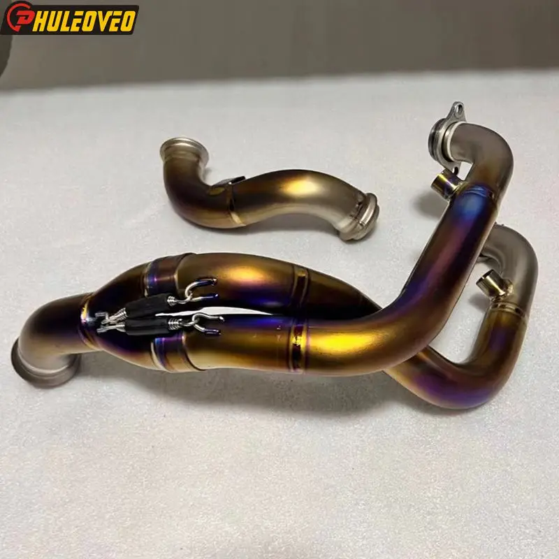 

Titanium Alloy for KTM 790 DUKE 2018-2023 for KTM 890 DUKE 2021 2022 890 DUKE R/GP Motorcycle Exhaust Header Muffler Link Pipe