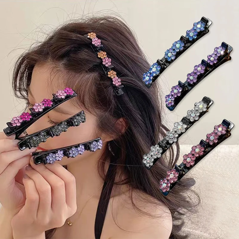

1 Fashionable Women'S Pearl Plait Hair Clip Stick Sweet And Elegant Hair Decorative Clip Headband Hair Accessories