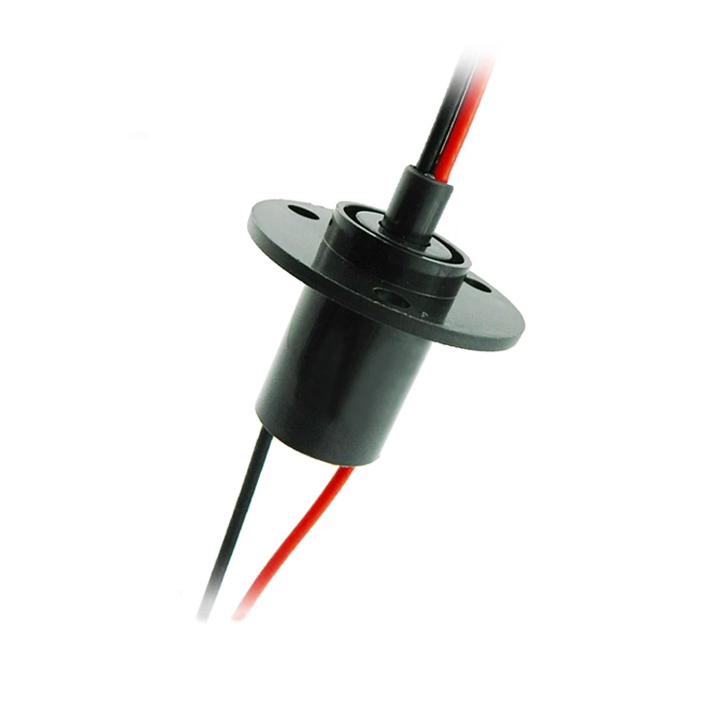 

1PCS Conductive Slipring Dia.22mm 2CH 20A Slip Ring High Speed 360 Degree Rotating Electric Brush Joint for Security Monitoring