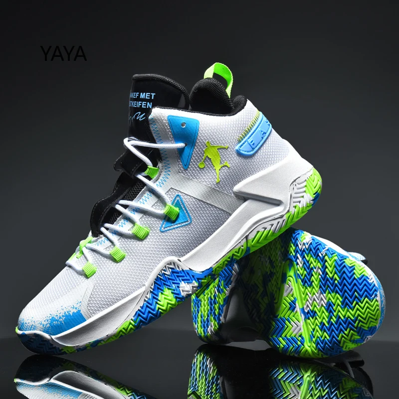 2022Men Basketball Shoes for Outdoor High Top Support Ankle Boost Man Sports Shoes Basket Homme Trainer Sneakers Couple Sneakers