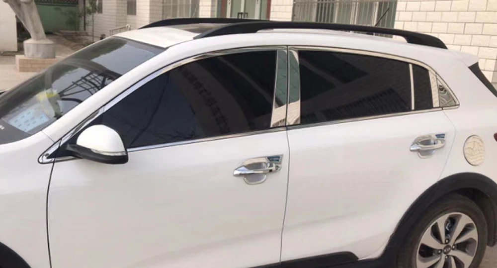 10 шт. декоративные полосы из нержавеющей стали для Kia KX Cross 2018 2019 2020 2021