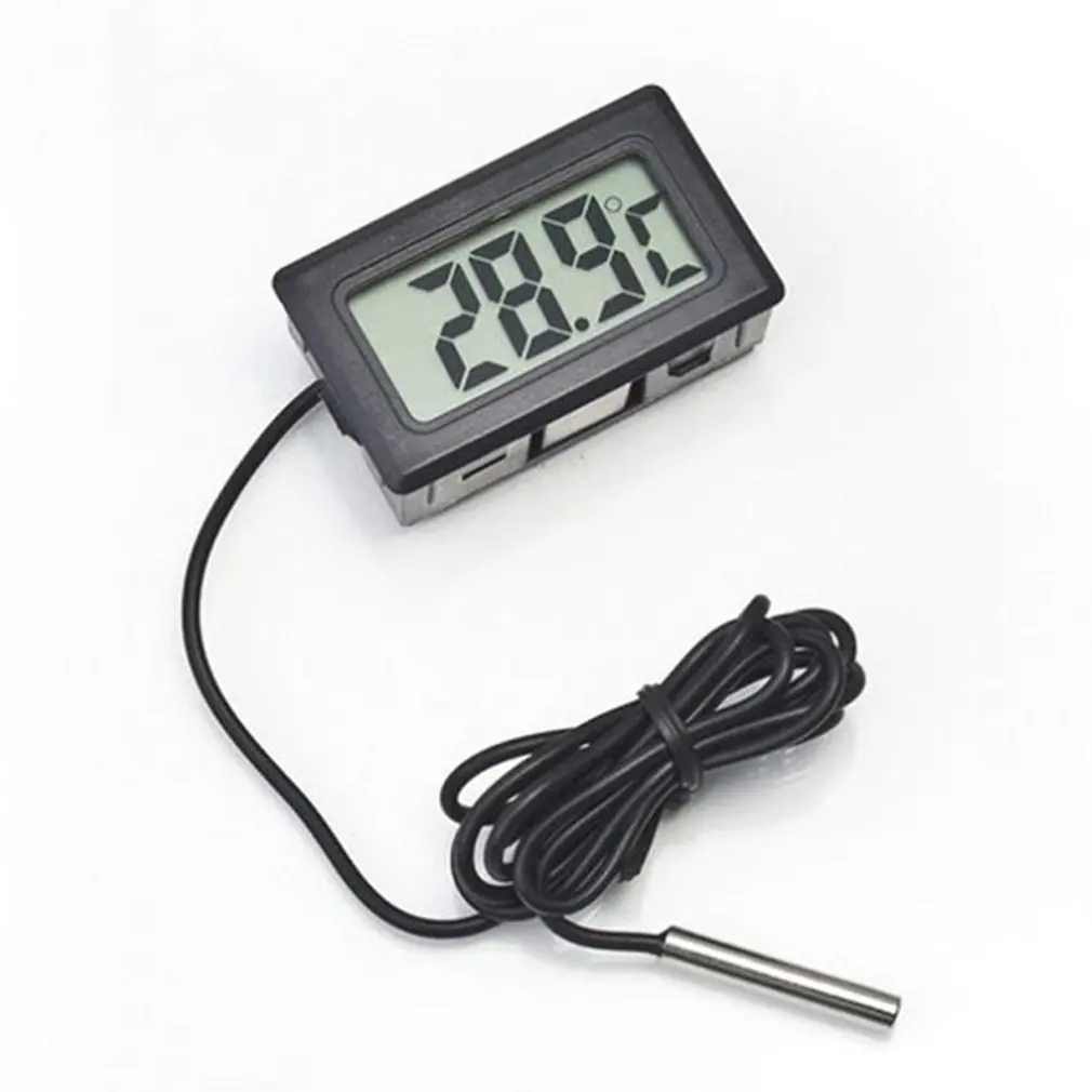 

Mini Digital LCD Probe Fridge Freezer Thermometer Sensor Thermometer Thermograph For Aquarium Refrigerator Kit Chen Bar Use
