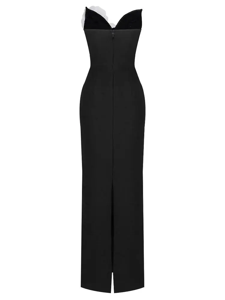 Новинка лета 2024 женское шикарное платье с красивым цветочным дизайном со