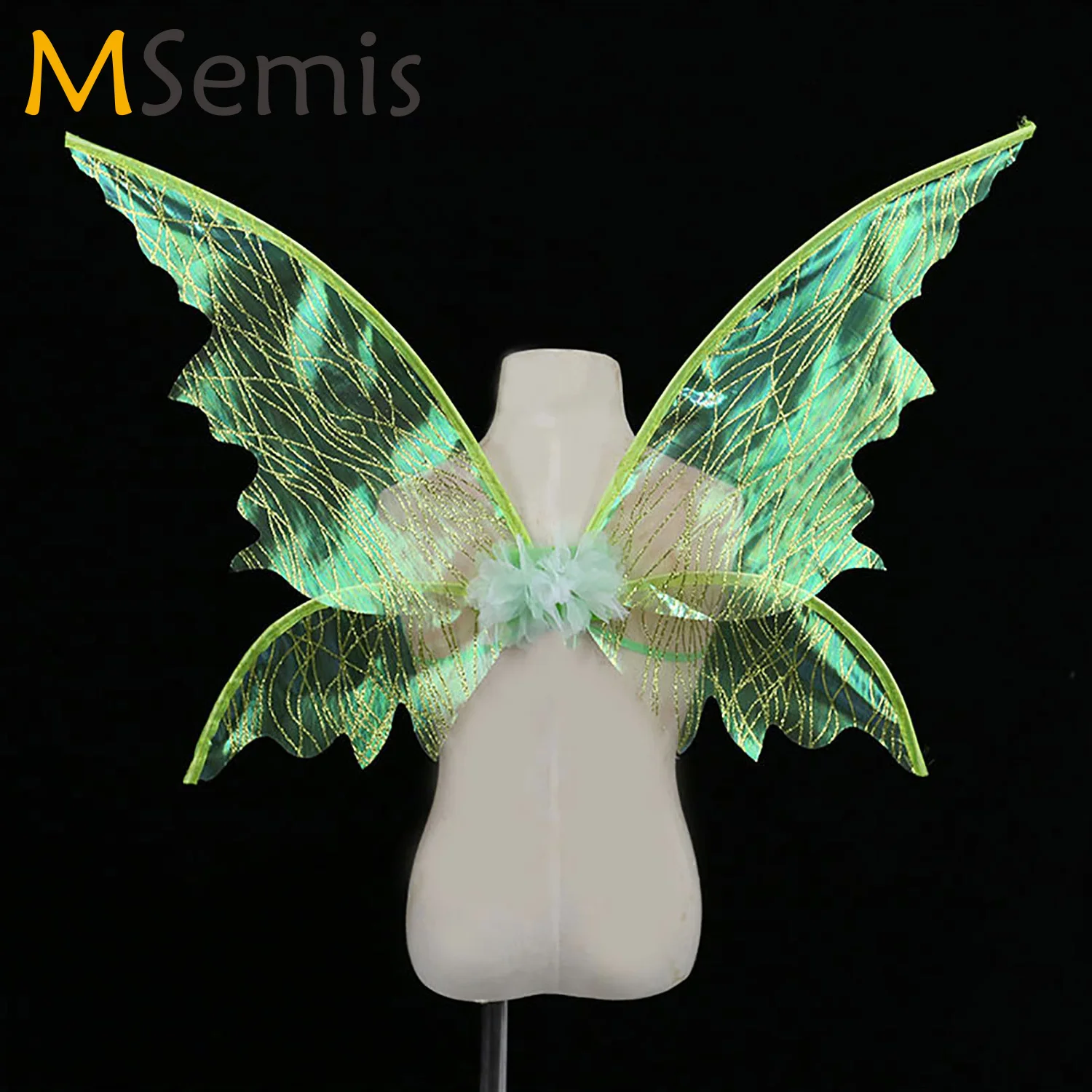 Fairy Wing Cape Adult Halloween Party Elf Cosplay Fairy Angel Butterfly Wing Performance Costume Festival Rave Dance Stage Props