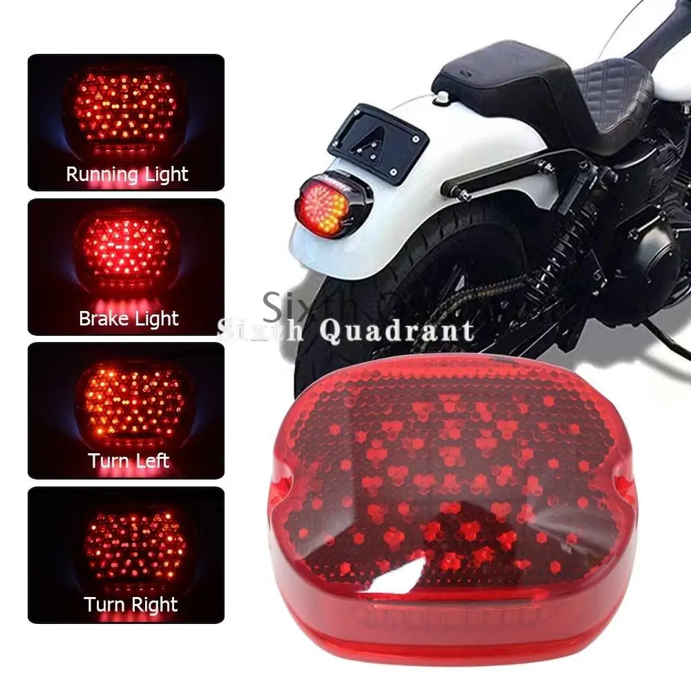 

Motorcycle ABS LED Turn Signal Tail Light Rear Taillight 12V For Harley Davidson Electra Glide Dyna Road Glide Softail Sportster