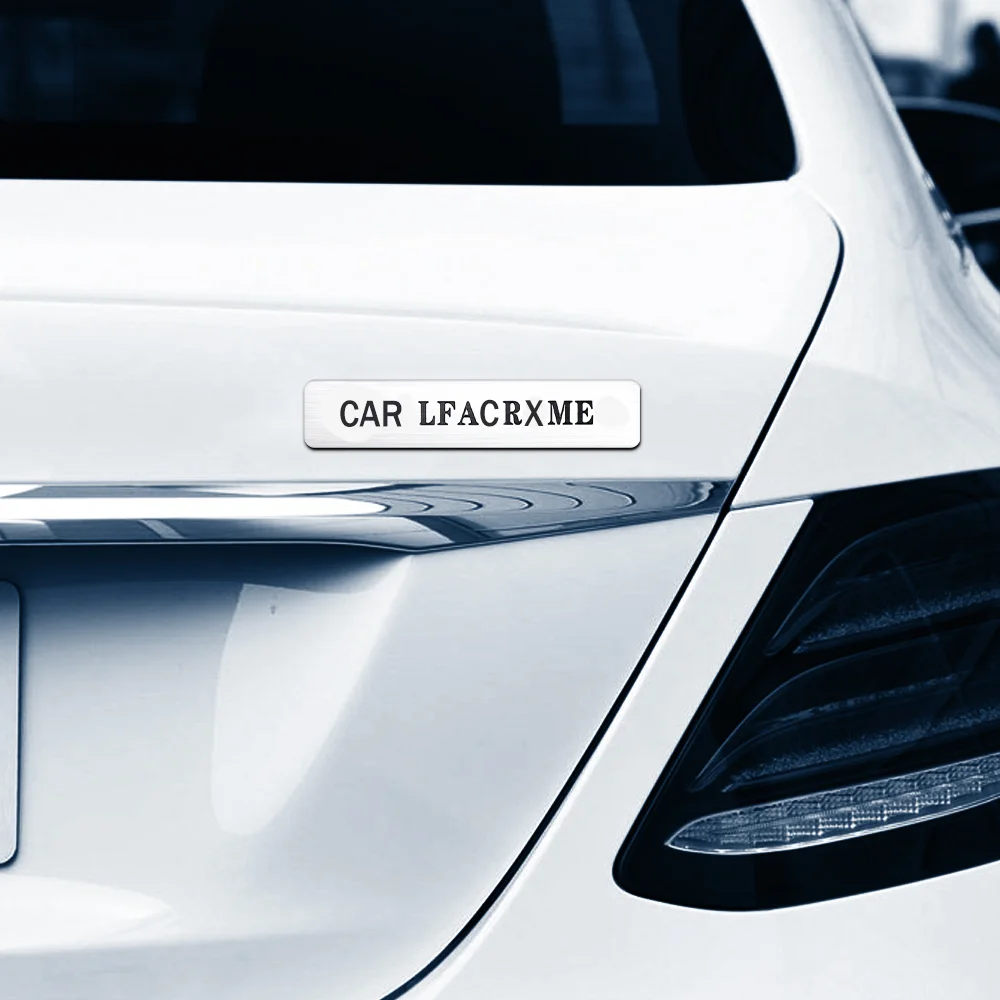 3D Алюминиевый автомобильный значок для кузова багажника декоративная наклейка