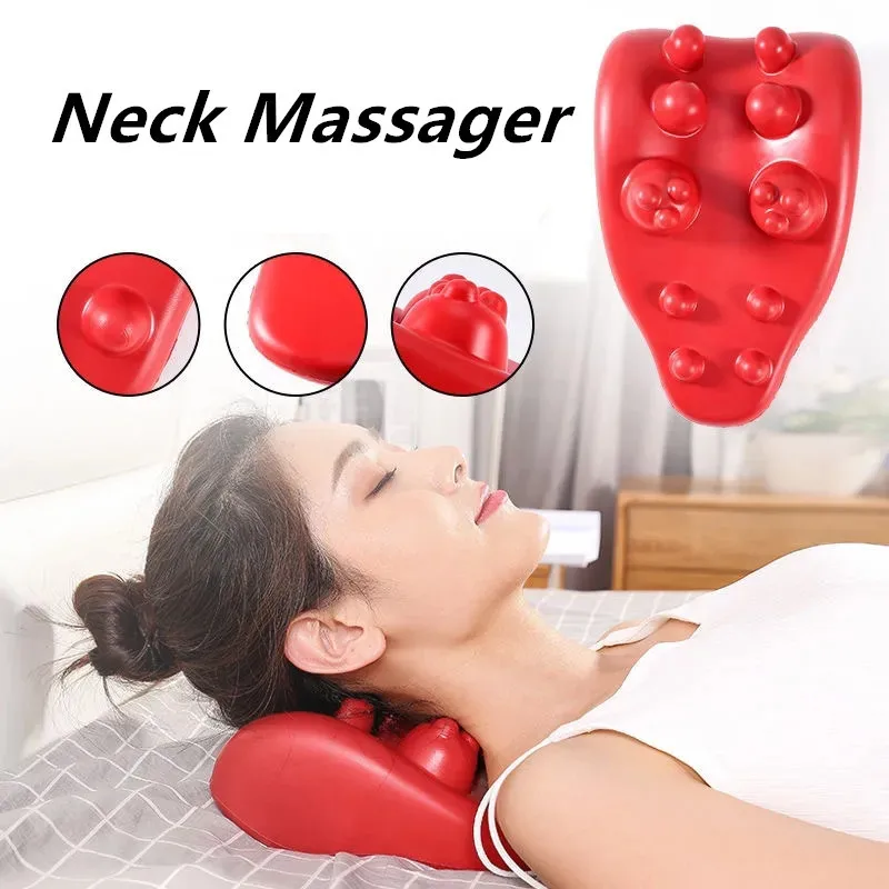 

Neck Stretcher Neck Massager Neck and Back Massager Massage Stretchers Neck Hump Corrector Cervical Massage Pad Massage Pillow