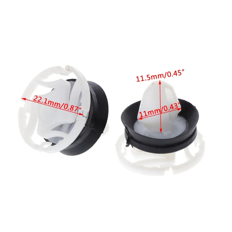 

20x Interior Door Panel Card Trim Clips Retainers Fasteners for Citroen C4 DS4
