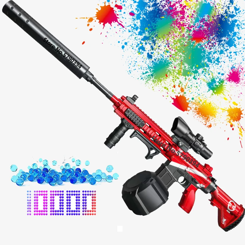 

Электрическая снайперская винтовка M416 Gel Blaster с брызговым шариком стандартная пуля пистолет для игр на открытом воздухе оружие для страйкбола игрушки для мальчиков подарок