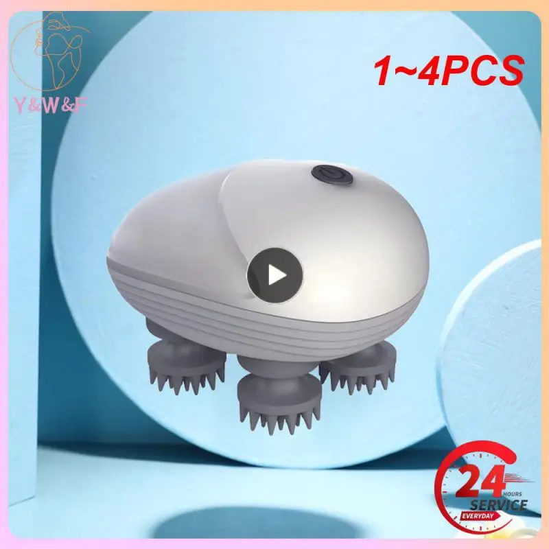 

1~4PCS Electric Cat Massager Body Massager Health Care Relax Shoulder Neck Deep Tissue Head Scalp Massage Kneading Vibrating
