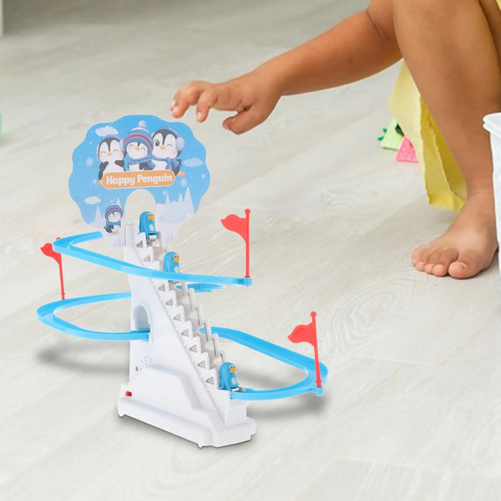 Пингвин гоночная трасса игра трек игрушка для вечеринки праздничные подарки