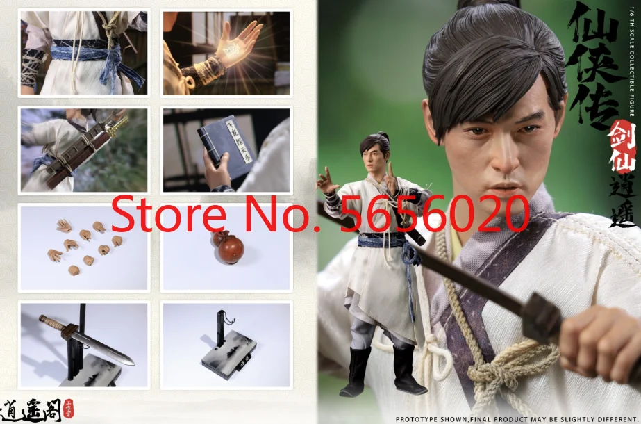

JF STUDIO Legend of Sword and Fairy Li Xiaoyao Head Sculpture Clothes Suit Collectible Action Figure Toy Doll Model In stock