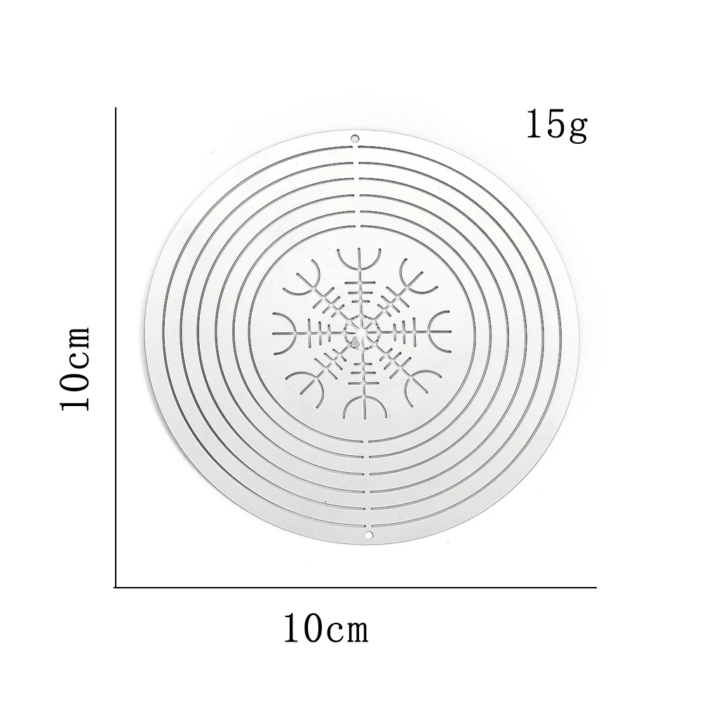 

Металлический рунный флюгер 10 см