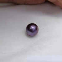 huge high end charming 12mm natural south sea genuine purple loose pearl good luster gem stones