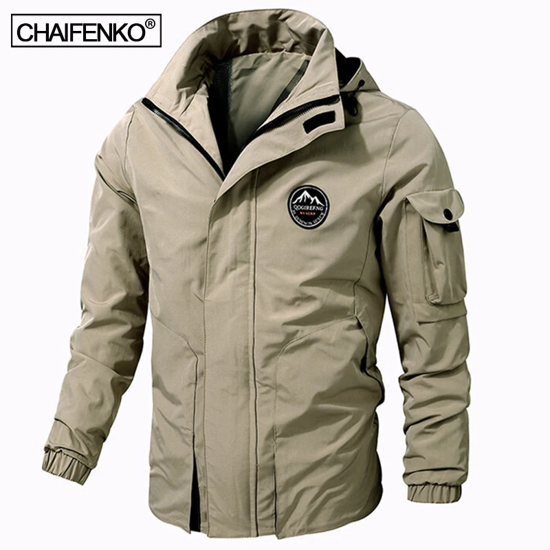 Men's 2022 Outdoor Windproof Jacket Windbreaker Coat Hiking Rain Camping Fishing Tactical Male Clothing Breathable Jackets S-8XL |