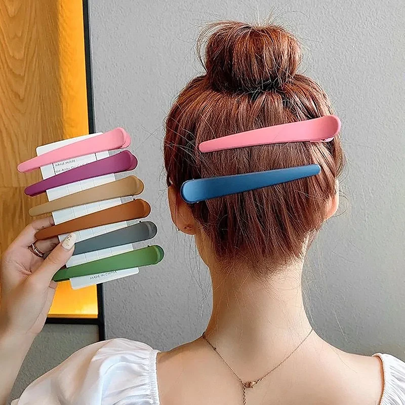 

10Pcs/Set Candy Colors Duckbill Clip Professional Hairdressing Hairpins Plastic DIY Hair Care Hair Clamps Styling Tools