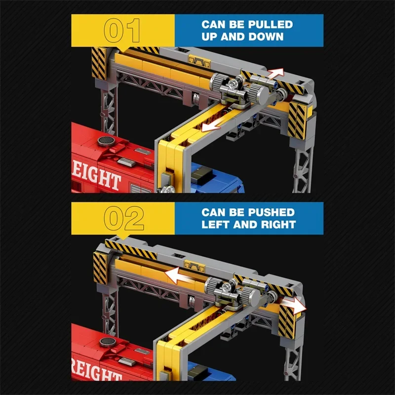 1889 шт. город G2000 грузовой поезд строительные блоки новый европейский транспортер