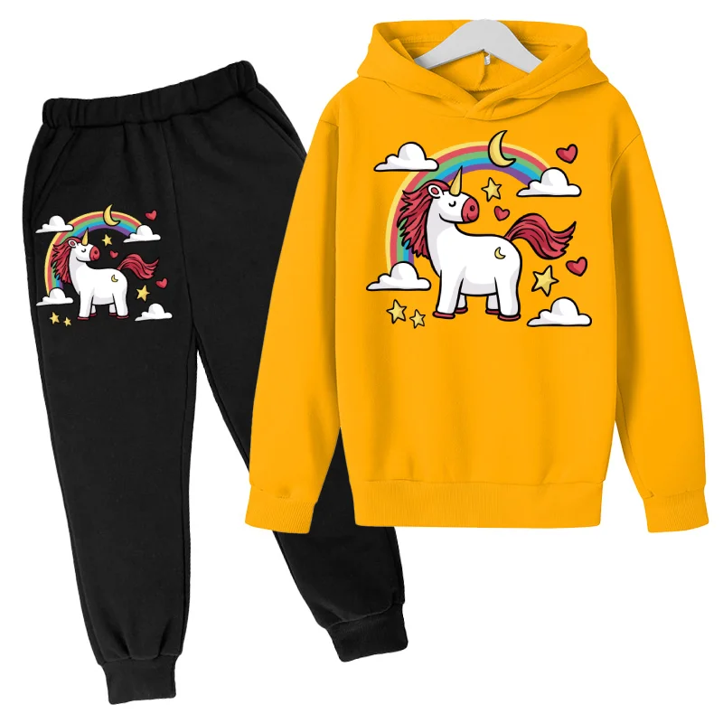 

Толстовка с капюшоном и штаны для мальчиков и девочек 4-14 лет