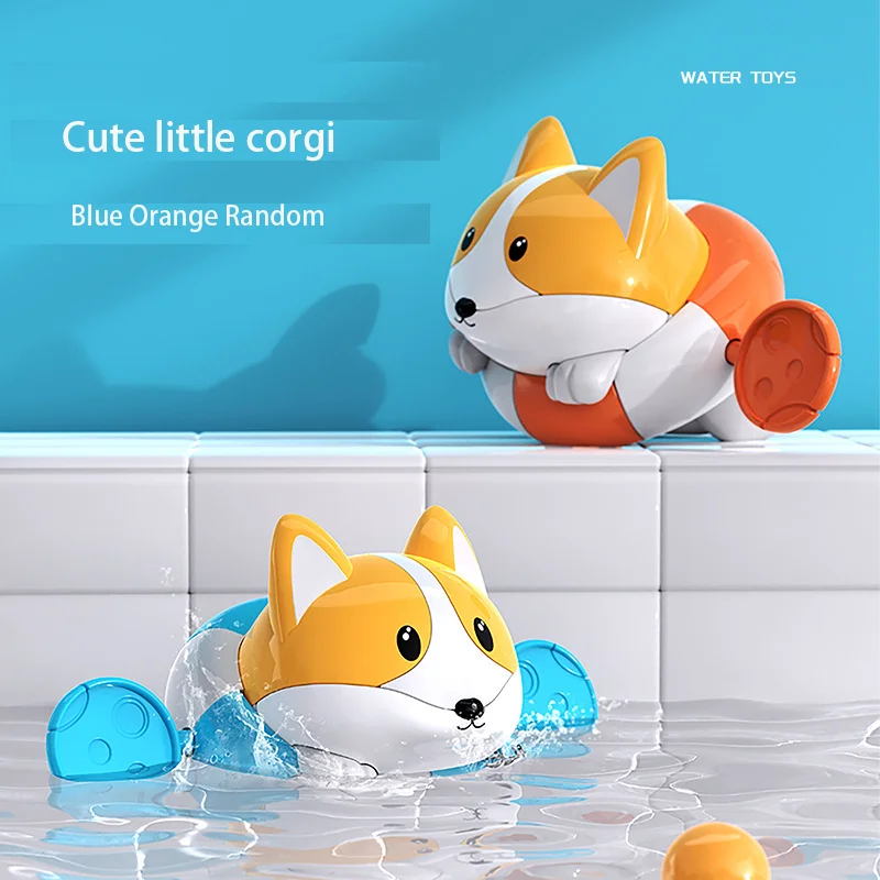 Baby Bath Toys Bathing Duck Cartoon Animal Baby Shark Whale Crab Water Children's Toys Swimming Pool Classic Baby Toddler Toys