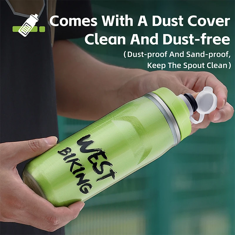 Велосипедная бутылка для воды WEST BIKING портативная сохранения тепла/холода спорт