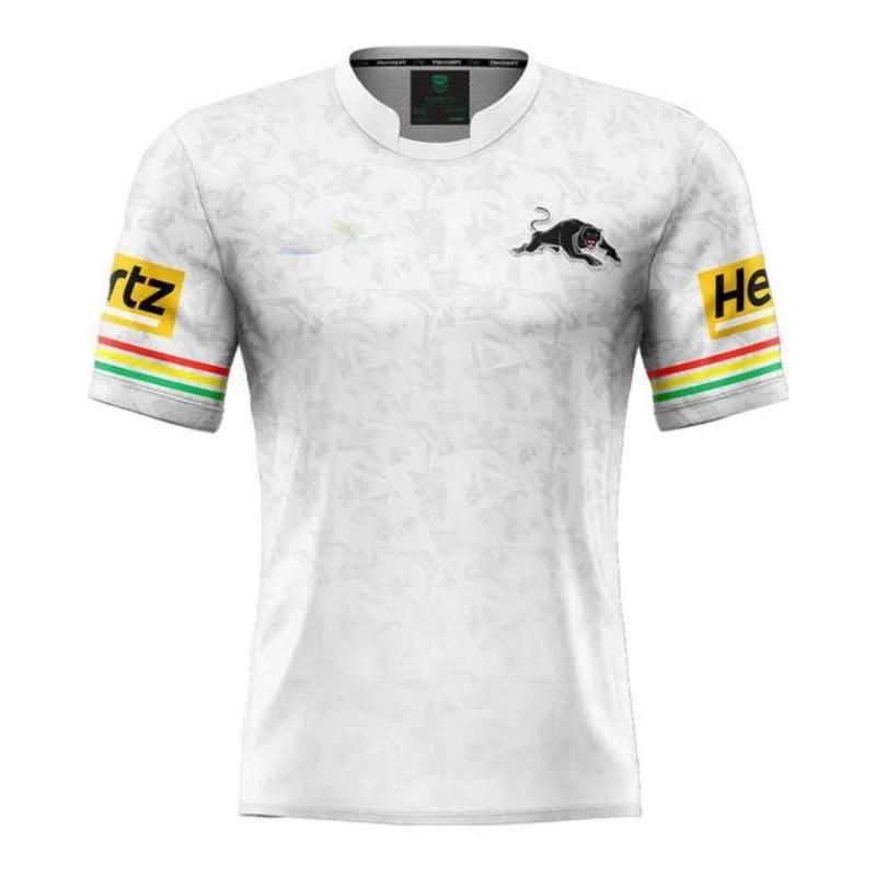 МУЖСКАЯ ЛЕТНЯЯ ТРЕНИРОВОЧНАЯ ТРИКОТАЖА ДЛЯ РЕГБИ PENRITH PANTHERS 2024