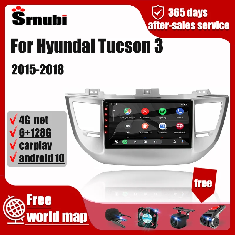 Головное устройство для Hyundai Tucson 3 2015-2018 9 &quotAndroid автомобильное радио