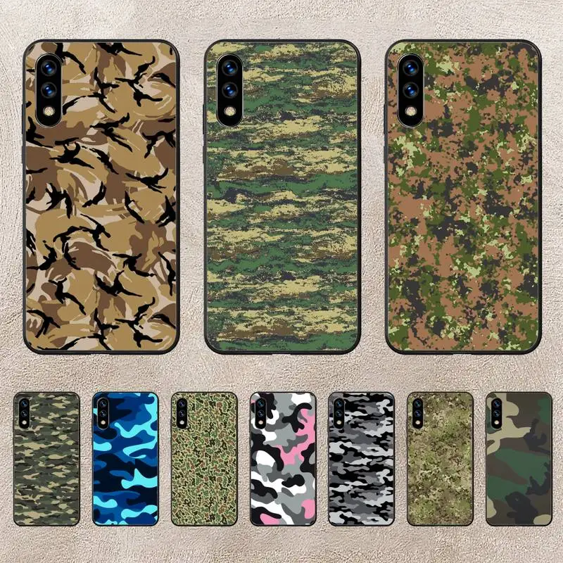 

Camouflage Phone Case For Huawei G7 G8 P7 P8 P9 P10 P20 P30 Lite Mini Pro P Smart Plus Cove Fundas