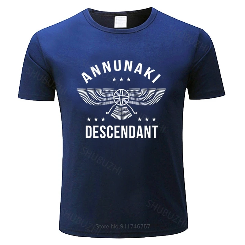 Annunaki Descendant Sumerian Alien Gods T Shirt summer fashion t-shirt men cotton tops euro size boys gifts