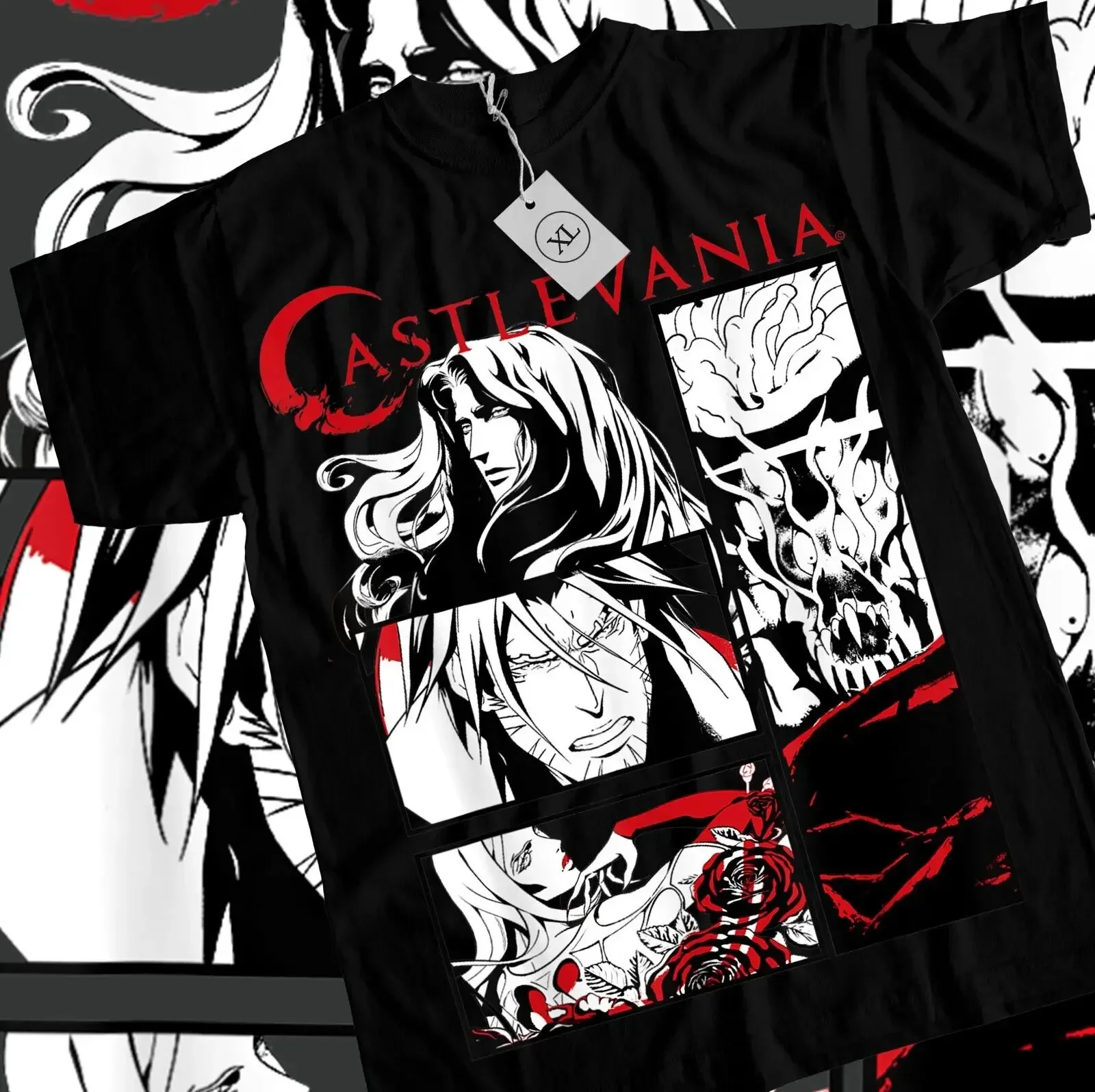 Новая футболка CASTLEVANIA с симфонией ночи унисекс топовая игровая vidio