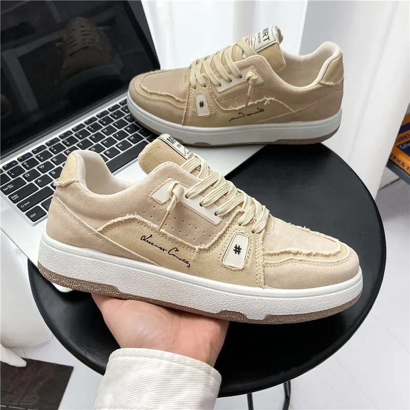 

Spring Autumn New Comfortable Sports Shoes Flat Bottom Running Casual Sports Men's Shoes Niche Dexun Skateboard Shoes Men's