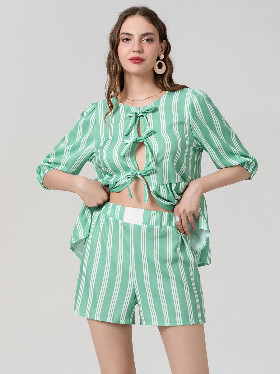 Женский Повседневный комплект Y2K в клетку юбка шотландскую спереди эластичные