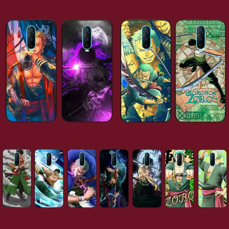 

BANDAI Anime One Piece Roronoa Zoro Phone Case for Vivo Y91C Y11 17 19 17 67 81 Oppo A9 2020 Realme c3