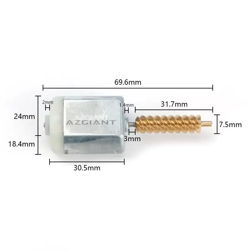 Azgiant FC-280SC-20150 Автомобильный дверной замок с регулировочным двигателем