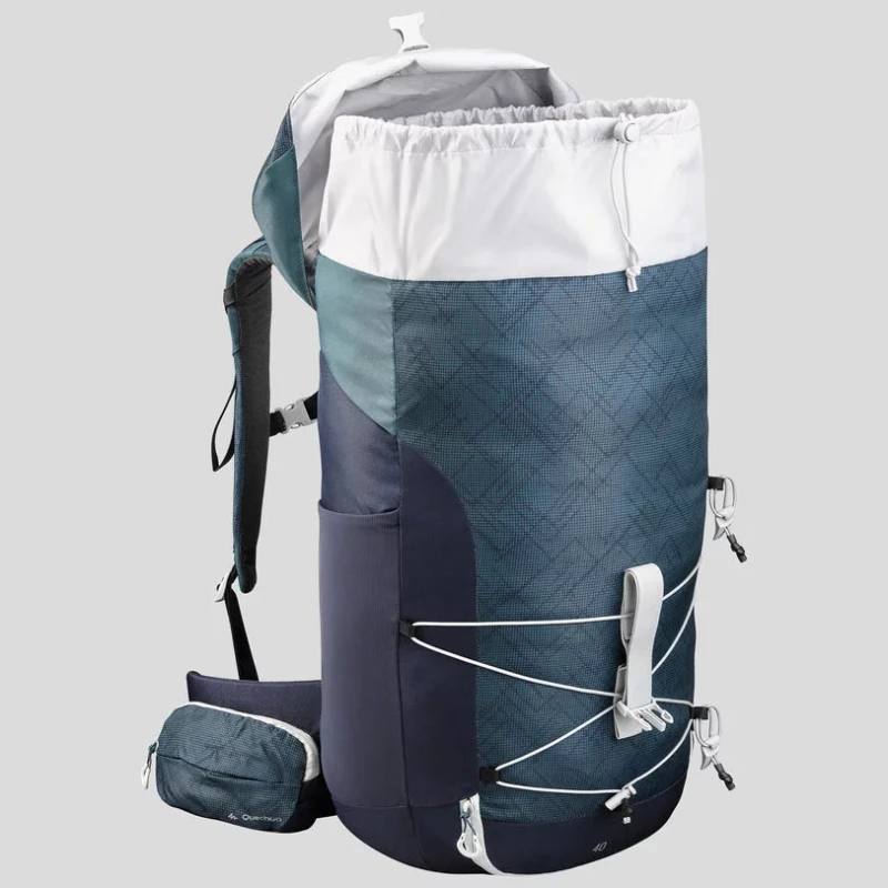 MH100, Adult 40 L Hiking Backpack, Unisex, Blue