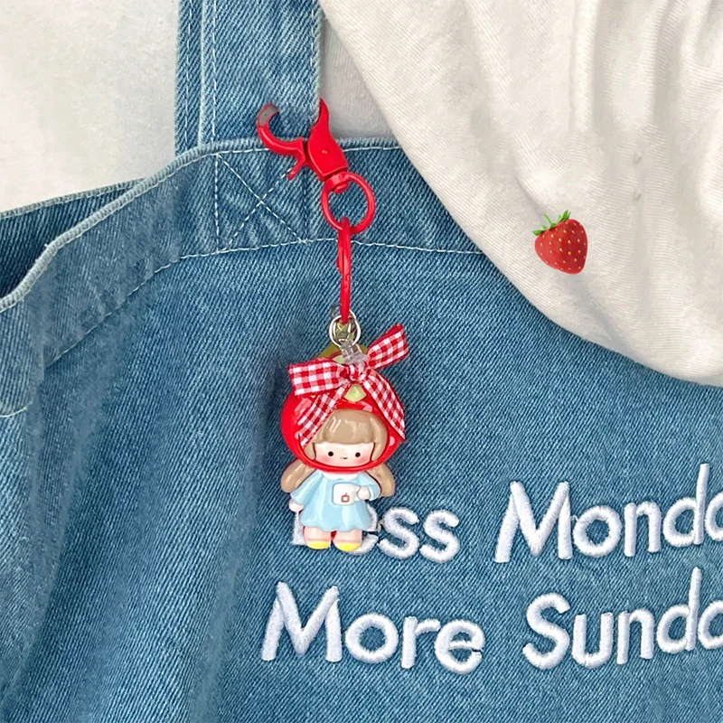 Милый мультяшный брелок для девочек милый из смолы девчачий рюкзак подвеска