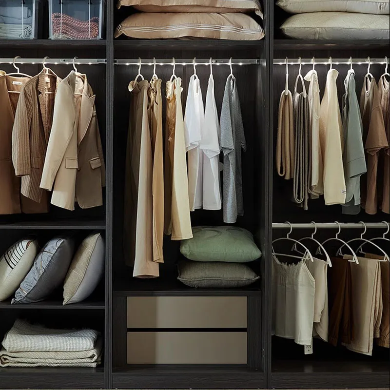 Экономия места скандинавский шкаф полноразмерные эстетические системы