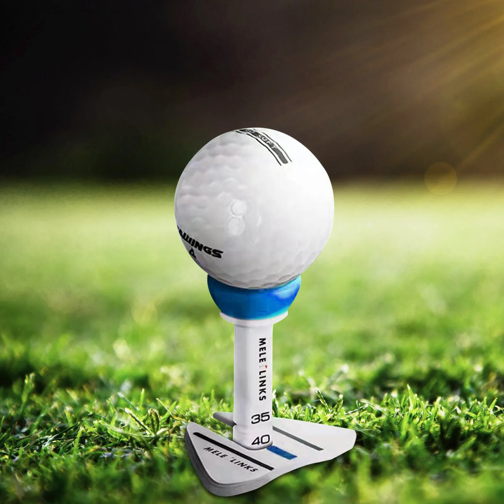 

Outdoor Sports Golf Nails Double Step-down Golf Ball Holder Adjustable Ball Nails Malleable Golf Seat Golf Accessories For