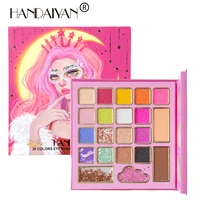 handaiyan 30 colors eyeshadow makeup palette mask queen eyeshadow with blush highlight powder makeup palette eyeshadow cosmetics