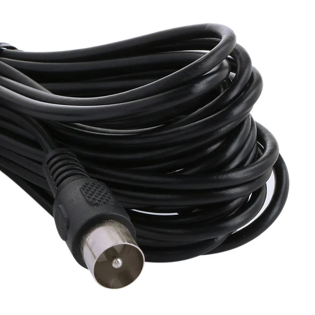 Комнатная телевизионная антенна DVB-T HD для помещений черная с USB-усилителем